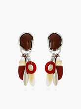 Water Drop Stone Tassel Earrings
